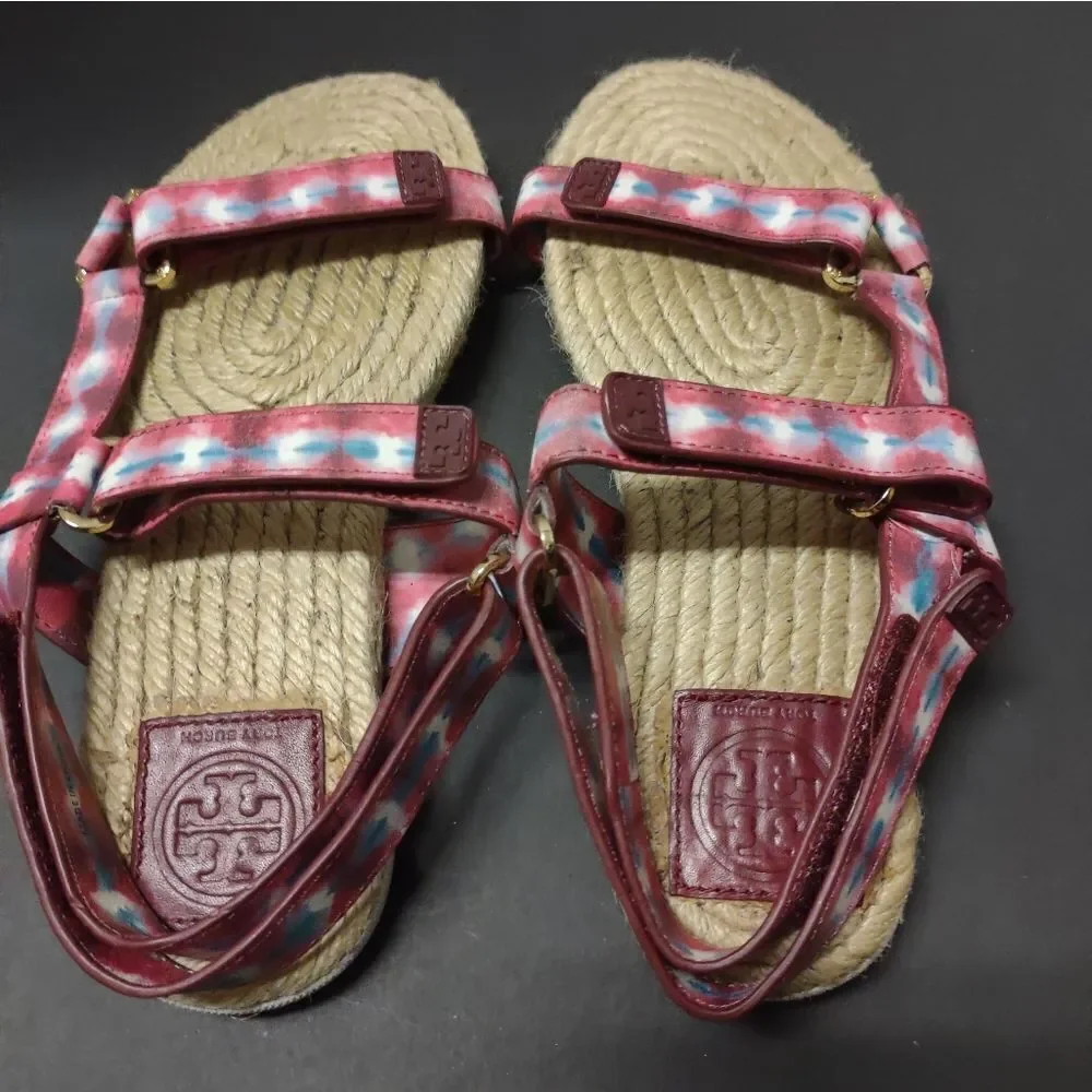 Tory Burch Sonda STRAPPY ESPADRILLE Bumper Sandal